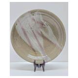 Large 14" MCM Stoneware Charger #1