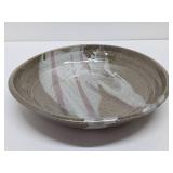 Large 14" MCM Stoneware Charger #1