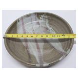 Large 14" MCM Stoneware Charger #1