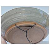 Large 14" MCM Stoneware Charger #1