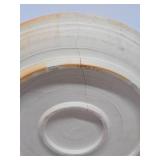 Large 16" MCM Stoneware Charger #2