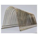 Mid Century Brass Record Holder