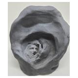 Signed SEAN CORNER Art Pottery Face Sculpture