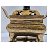 Excellent Pair of Mid Century Oriental Style Brass ETHAN ALLEN Table Lamps