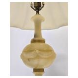 Great Looking Vintage Onyx & Brass Table Lamps #1
