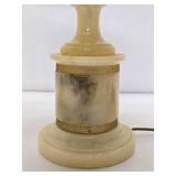 Great Looking Vintage Onyx & Brass Table Lamps #1