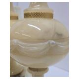 Great Looking Vintage Onyx & Brass Table Lamps #1