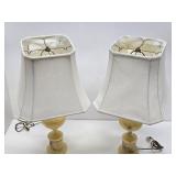 Great Looking Vintage Onyx & Brass Table Lamps #2