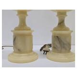 Great Looking Vintage Onyx & Brass Table Lamps #2