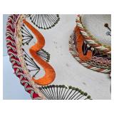 Quality Vintage Large Mexican La Guadalupana Sombrero Hat