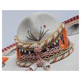Quality Vintage Large Mexican La Guadalupana Sombrero Hat