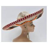 Quality Vintage Large Mexican La Guadalupana Sombrero Hat