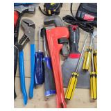 Estate Lot of Assorted Good Tools, Canvas Bag, Snap-On Straps etc