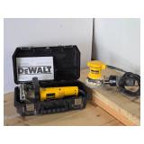 Working DEWALT Model DW682 Plate Joiner & Random Orbit Palm Sander