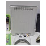 XBOX 360 Video Game System w/Controllers Cords & Games