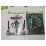 XBOX 360 Video Game System w/Controllers Cords & Games