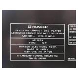 Working PIONEER Model PD-F904 File Type CD Player w/Remote
