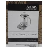 Brand New or Like-New AROMA Professional Electric Tea Maker