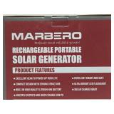 Brand New MARBERO Rechargeable Portable Solar Generator