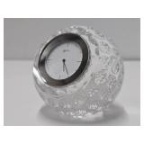 Signed Oleg Cassini Crystal Golf Ball Clock