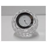 Signed Oleg Cassini Crystal Golf Ball Clock