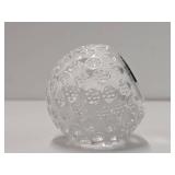 Signed Oleg Cassini Crystal Golf Ball Clock
