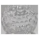 Signed Oleg Cassini Crystal Golf Ball Clock