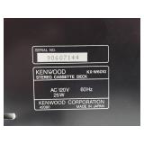 Working KENWOOD Model KX-W6010 Cassette Player