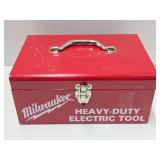 Working MILWAUKEE Heavy Duty Magnum Hammer Drill w/Case & Bits