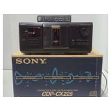 Working SONY Model CDP-CX225 CD Changer w/Remote