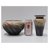 2 Very Nice Art Pottery Vases by Michael Cho
