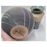 2 Very Nice Art Pottery Vases by Michael Cho