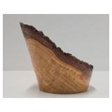 Excellent Handmade Signed "TT" Red Oak Burl Wood Bowl/Basket  #3