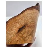 Excellent Handmade Signed "TT" Red Oak Burl Wood Bowl/Basket  #3