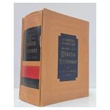 LARGE Vintage Webster Dictionary