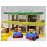 Vintage Little People Restaurant Playset w/People