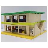 Vintage Little People Restaurant Playset w/People