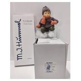 LARGE 10.5" Mint in Box Hummel Figurine #2 - Ride Into Christmas
