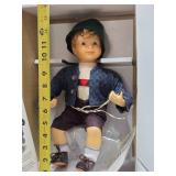 LARGE 13" Mint in Box Hummel Figurine #5 - Apple Tree Boy