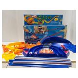 2 Vintage HOT WHEELS Racing Set w/Original Boxes - COBRA Stunt Set & Thundershift Roarin