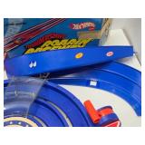 2 Vintage HOT WHEELS Racing Set w/Original Boxes - COBRA Stunt Set & Thundershift Roarin