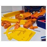 2 Vintage HOT WHEELS Racing Set w/Original Boxes - COBRA Stunt Set & Thundershift Roarin