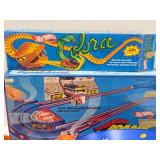 2 Vintage HOT WHEELS Racing Set w/Original Boxes - COBRA Stunt Set & Thundershift Roarin