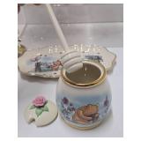 Group of LENOX "Winnie The Pooh" Vases Bowls Honey Pot etc