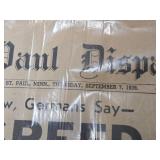 Collection of Old Vintage Complete Newspapers from Important Events