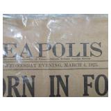 Collection of Old Vintage Complete Newspapers from Important Events