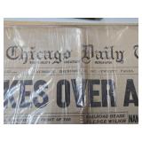 Collection of Old Vintage Complete Newspapers from Important Events