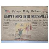Collection of Old Vintage Complete Newspapers from Important Events