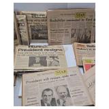 Collection of Old Vintage Complete Newspapers from Important Events
