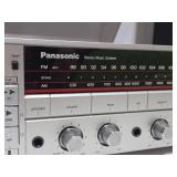 Working Retro Vintage PANASONIC Stereo, Cassette & Turntable Music System Model SG-V11 w/Speakers